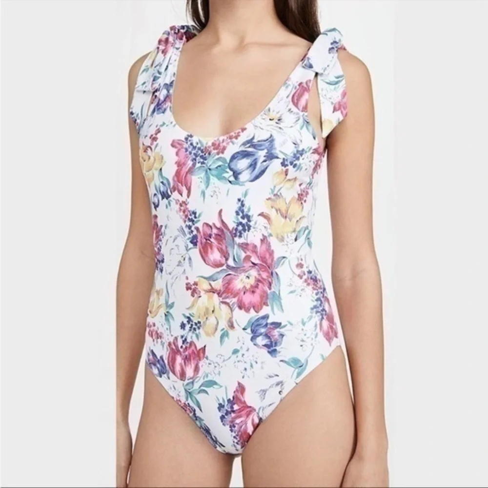 LoveShackFancy One Piece Swimsuit Posy Floral NWT